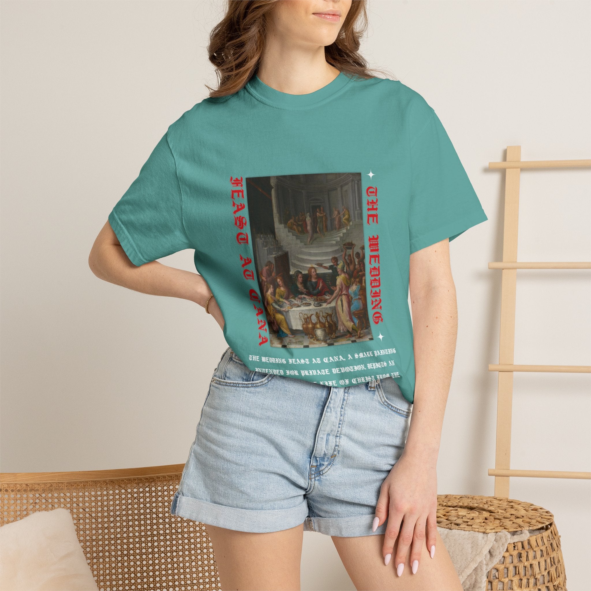 T-Shirt — "The Herdsang" Vintage Feast Art Tee (Jeang Au Gana)