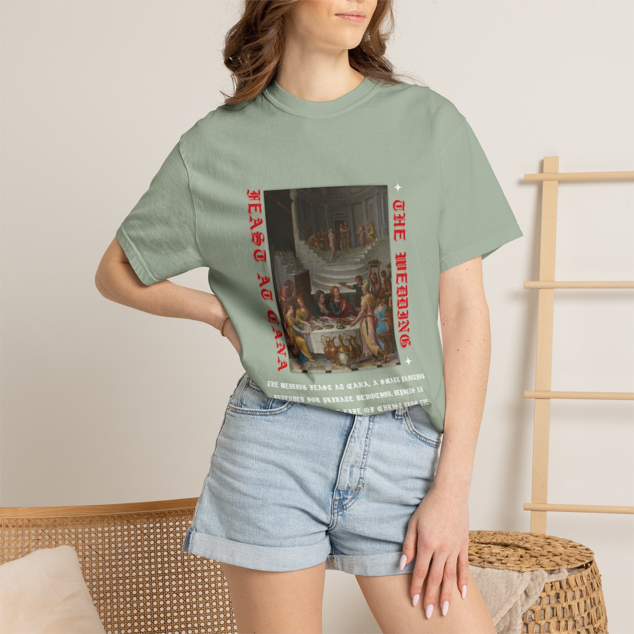 T-Shirt — "The Herdsang" Vintage Feast Art Tee (Jeang Au Gana)
