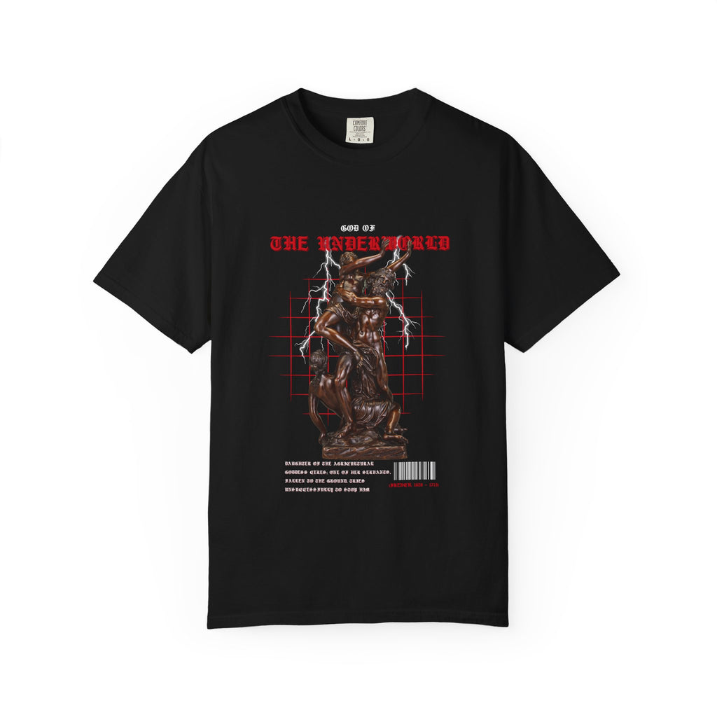 T-Shirt — 'God of the Crossroads' Bronze Statue Graphic Tee