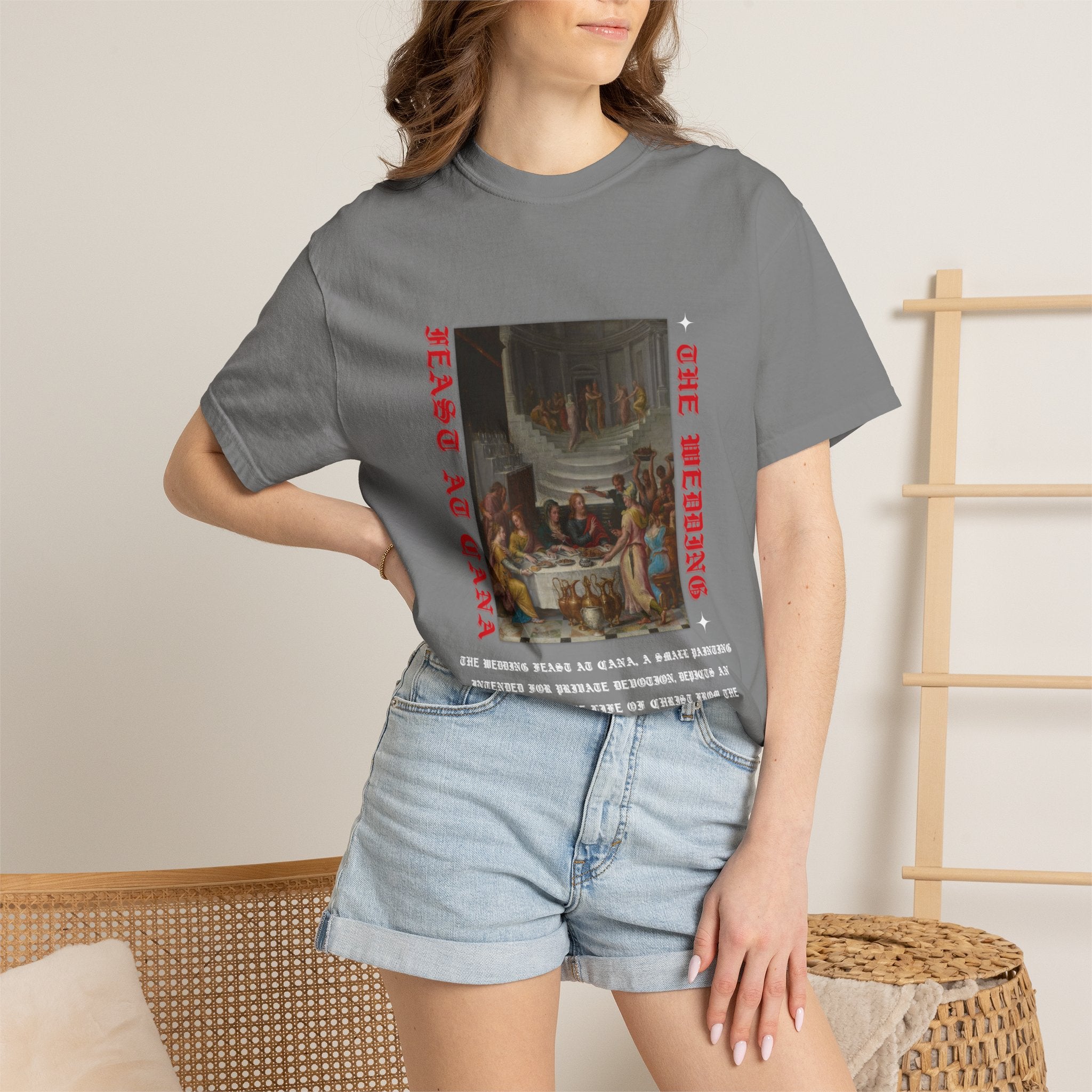 T-Shirt — "The Herdsang" Vintage Feast Art Tee (Jeang Au Gana)