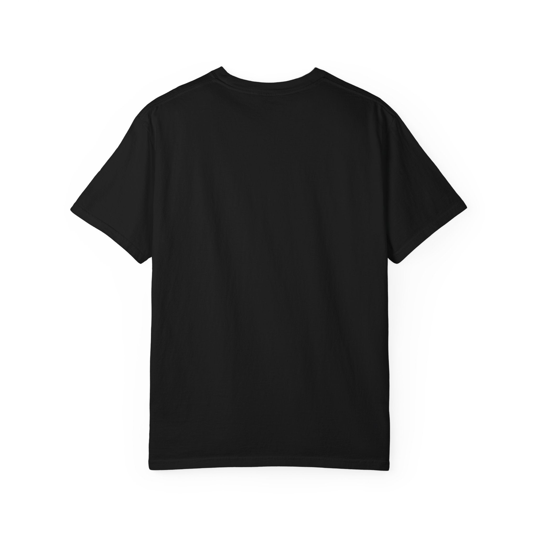 Inferno Statue Graphic T-Shirt — Gothic Flame Art Tee