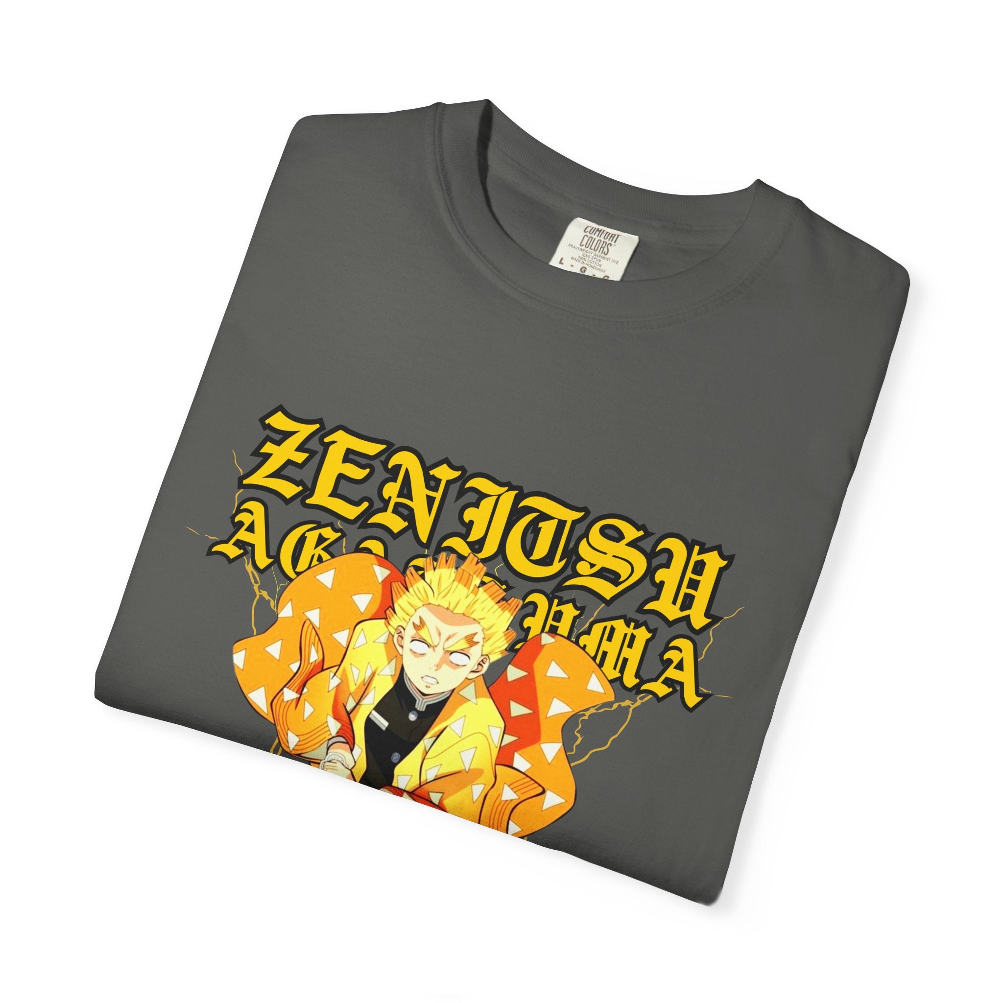 Anime Demon Slayer Zenitsu Graphic T-Shirt