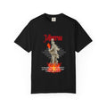 Inferno Statue Graphic T-Shirt — Gothic Flame Art Tee