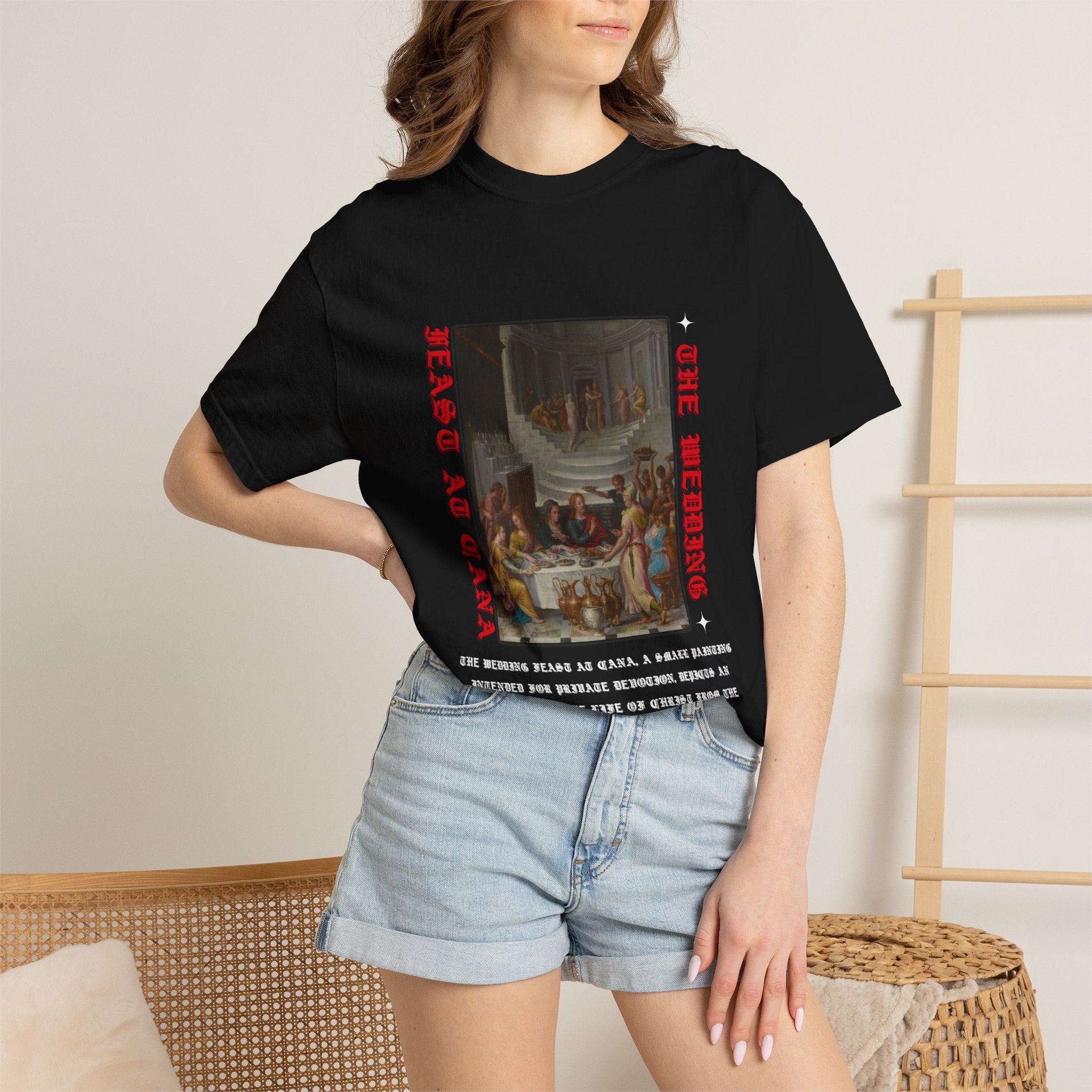 T-Shirt — "The Herdsang" Vintage Feast Art Tee (Jeang Au Gana)