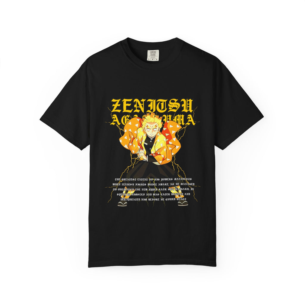 Anime Demon Slayer Zenitsu Graphic T-Shirt