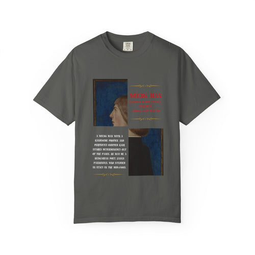 Artistic Portrait T-Shirt — 'Young Man' Gallery Graphic Tee