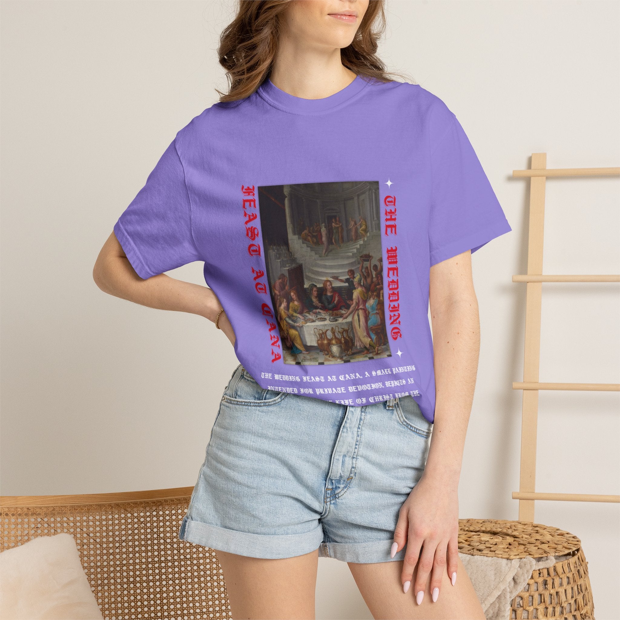 T-Shirt — "The Herdsang" Vintage Feast Art Tee (Jeang Au Gana)