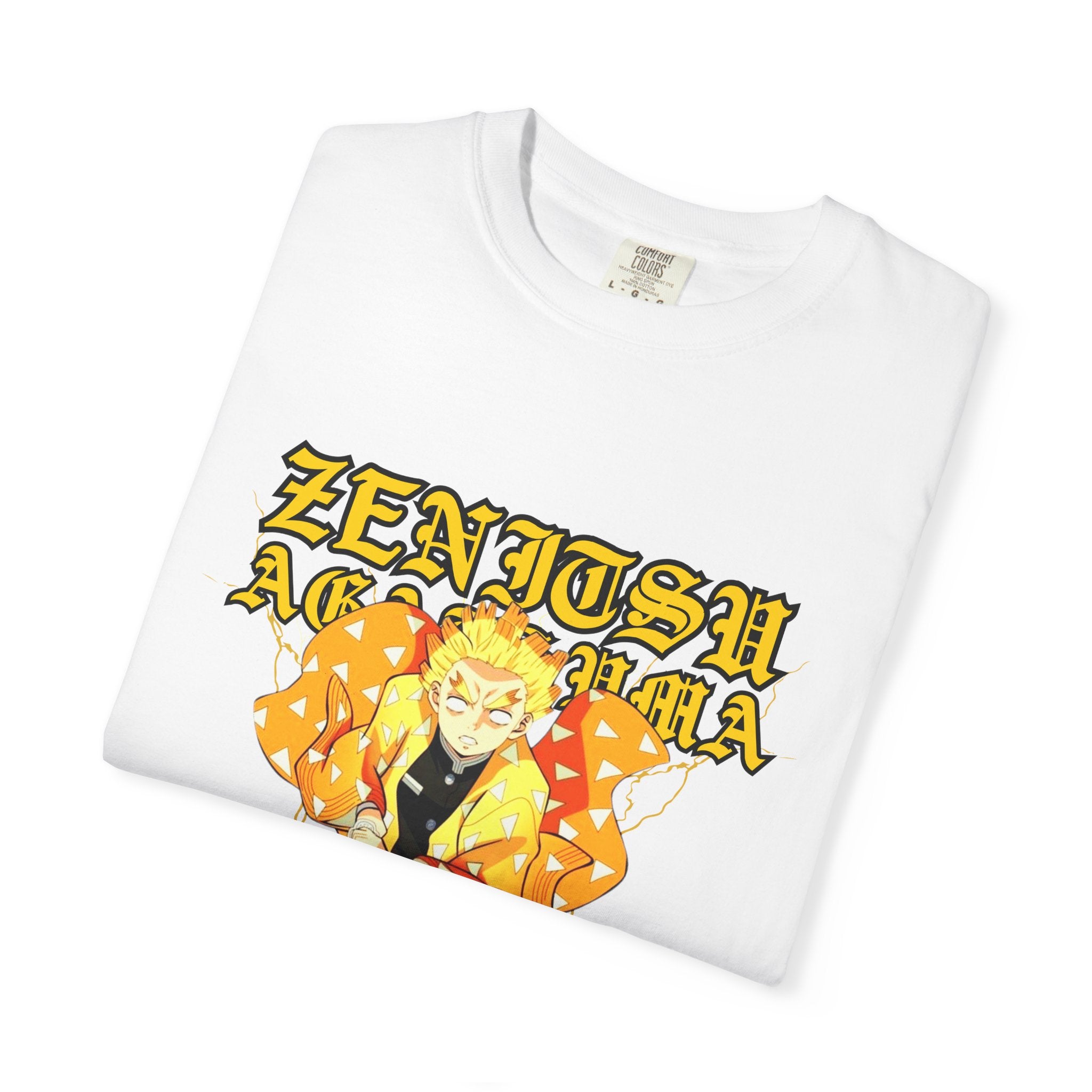 Anime Demon Slayer Zenitsu Graphic T-Shirt