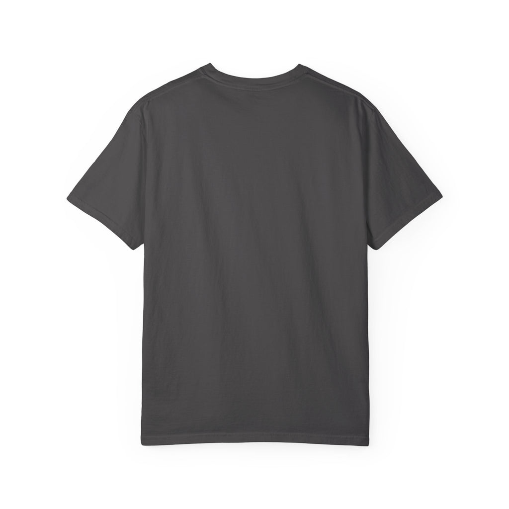 Inferno Statue Graphic T-Shirt — Gothic Flame Art Tee