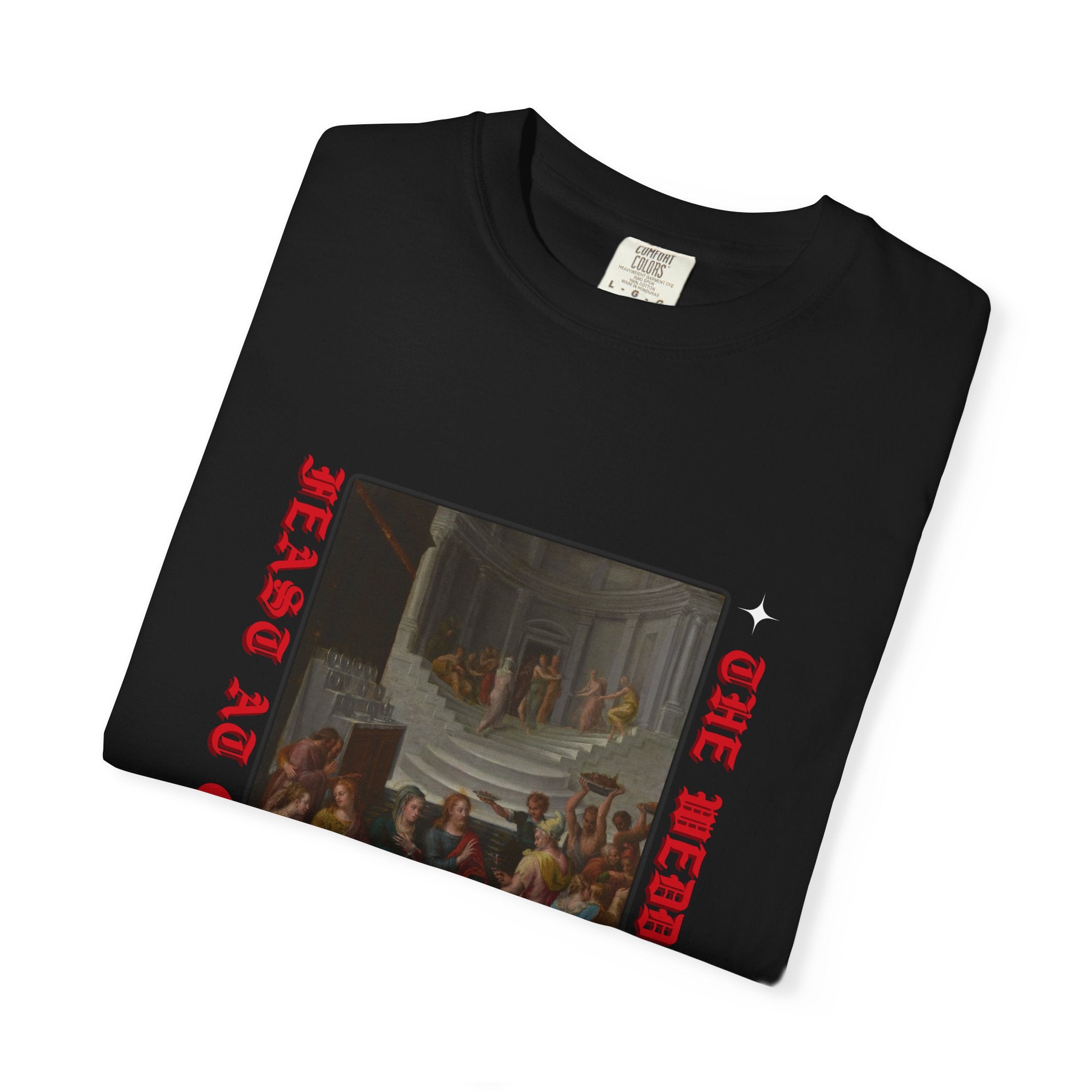 T-Shirt — "The Herdsang" Vintage Feast Art Tee (Jeang Au Gana)
