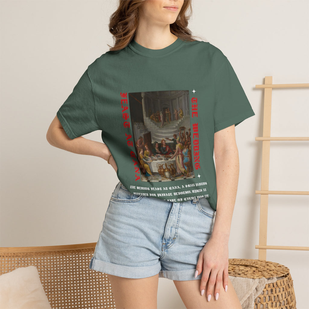 T-Shirt — "The Herdsang" Vintage Feast Art Tee (Jeang Au Gana)