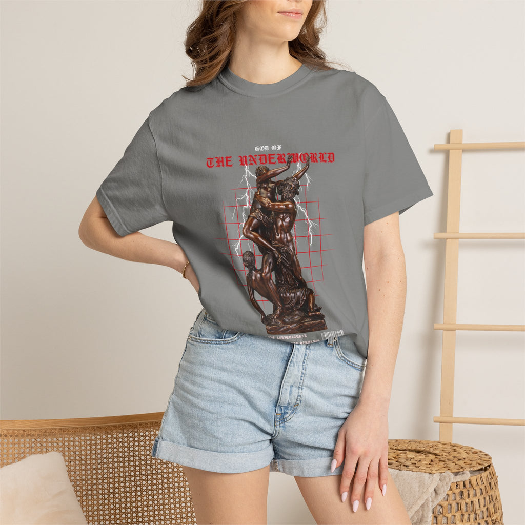 T-Shirt — 'God of the Crossroads' Bronze Statue Graphic Tee