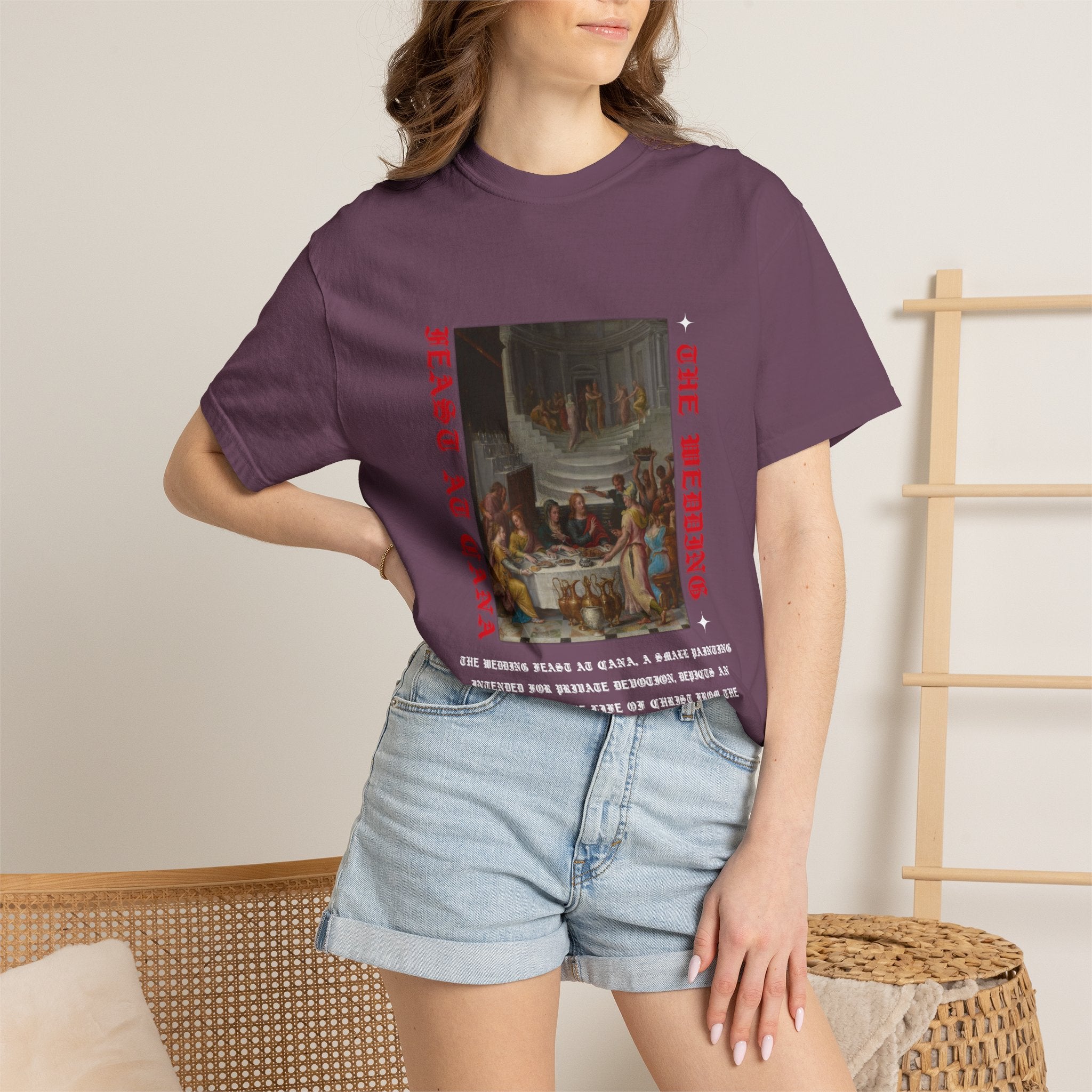 T-Shirt — "The Herdsang" Vintage Feast Art Tee (Jeang Au Gana)